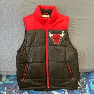 Mitchell & Ness Hardwood Classics Chicago Bulls Puffer Vest Size Large